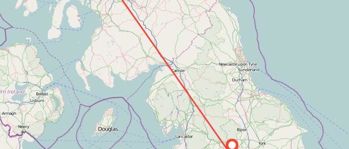 How Far Is Bradford From Glasgow