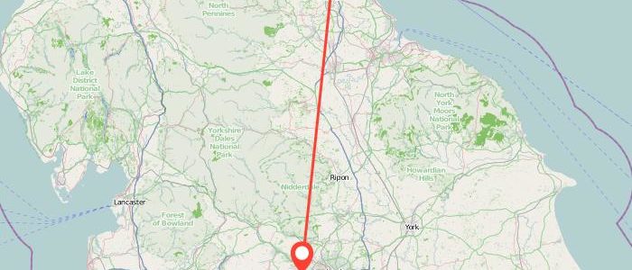 How Far Is Durham From Bradford