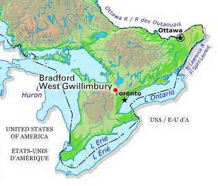 What Region Is Bradford Ontario In