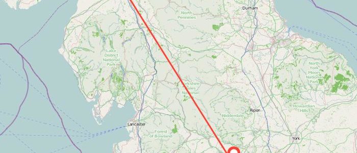 How Far Is Carlisle From Bradford