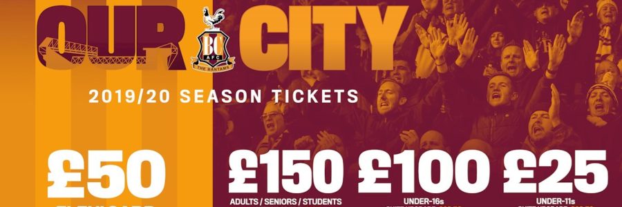 How Many Bradford City Season Ticket Holders