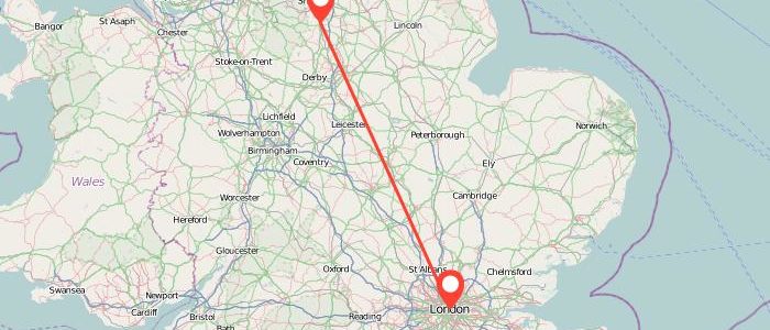 How Far Is Bradford From Chesterfield
