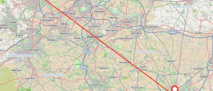 How Far Is Bradford To Doncaster