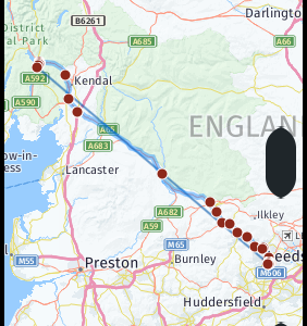 How Many Miles From Bradford To Lake District